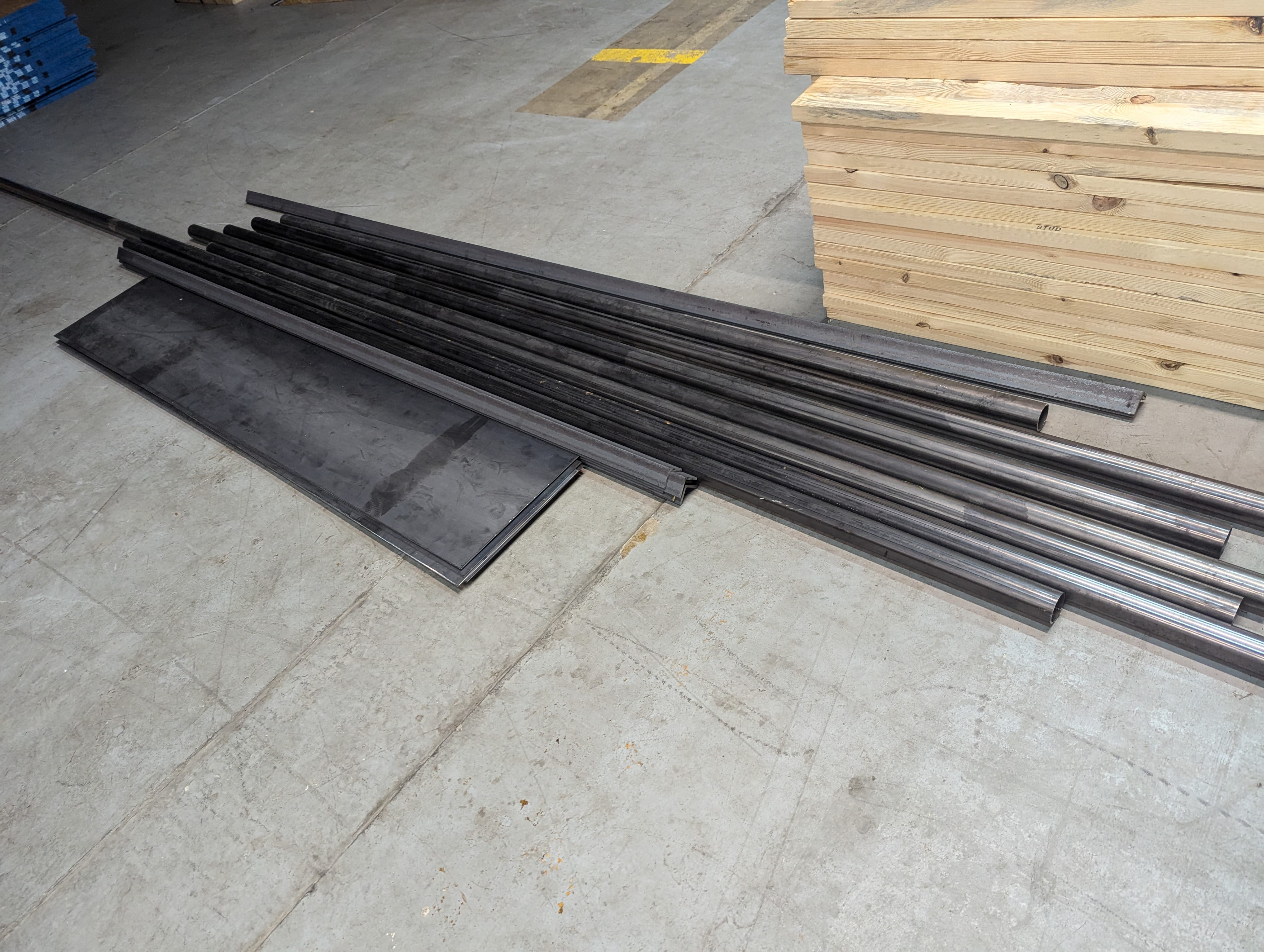 Park Info buildout metal