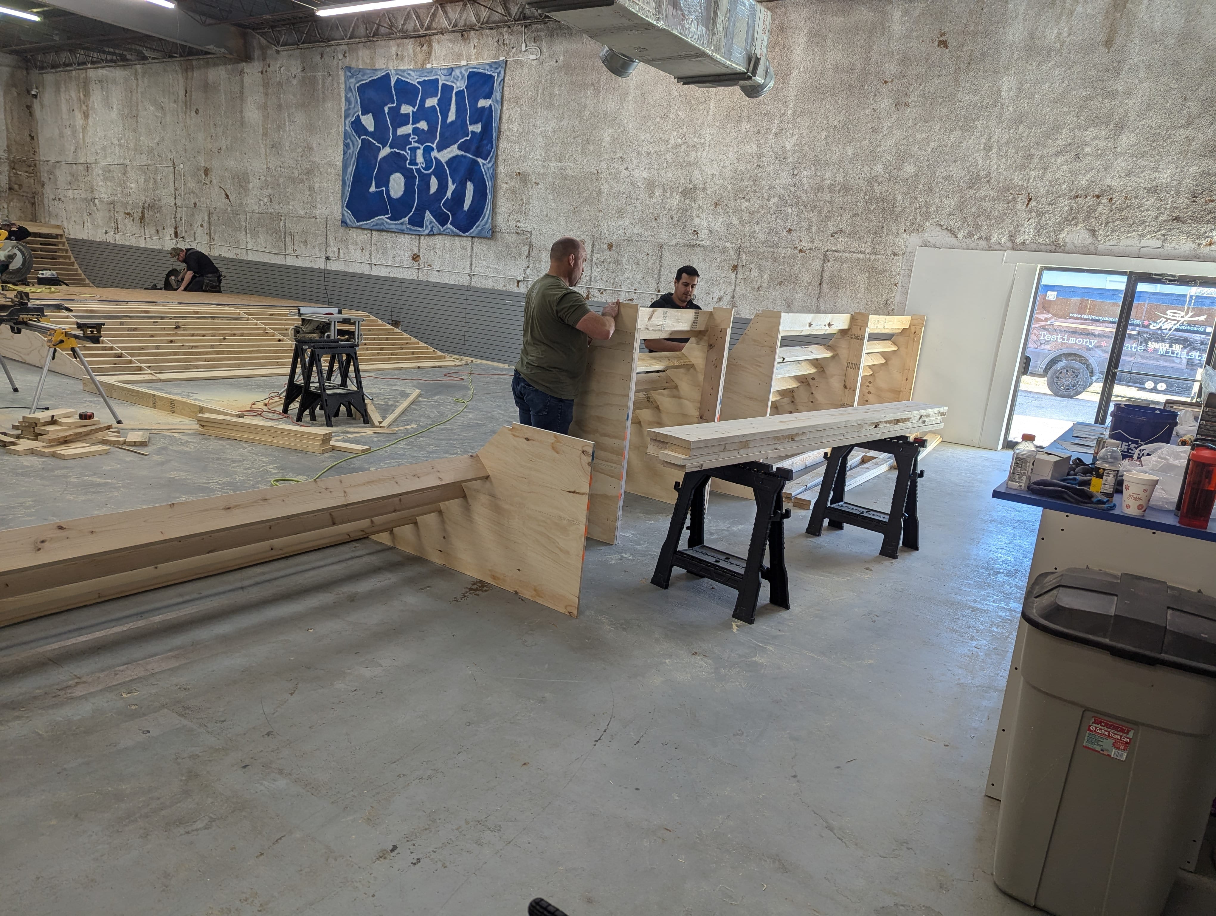 Park Info buildout quarters